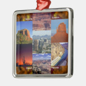 Arizona Desert Collage Metalen Ornament (Links)