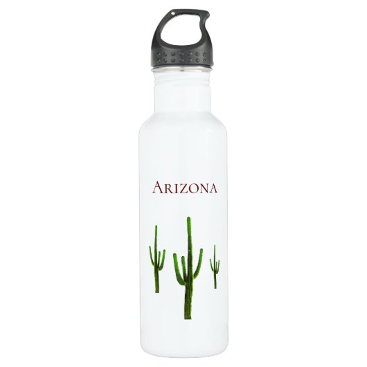 Arizona Desert Green Cactus Waterfles (Voorkant)