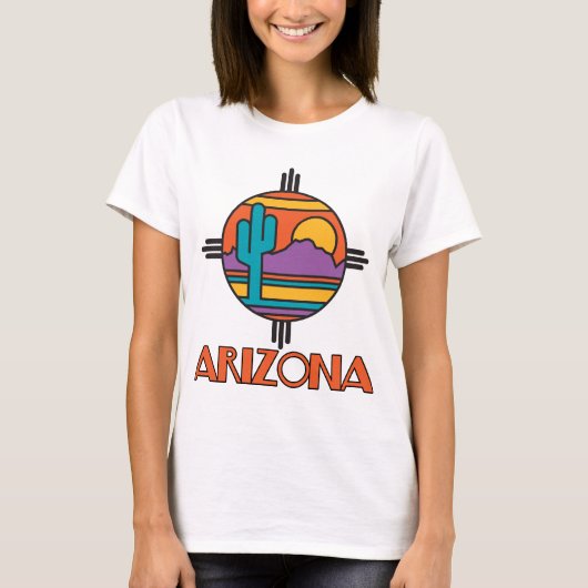 Arizona Desert Mandala T-shirt (Voorkant)