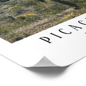 Arizona Desert Picacho Peak Vertical Mountains Art Poster (Hoek)