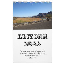 Arizona Desert Southwest Kalender