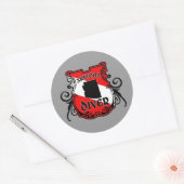 Arizona Diver Ronde Sticker (Envelop)