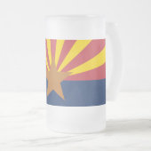 Arizona Drapeau Verre bière Mug (Devant droit)