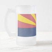 Arizona Drapeau Verre bière Mug (Gauche)
