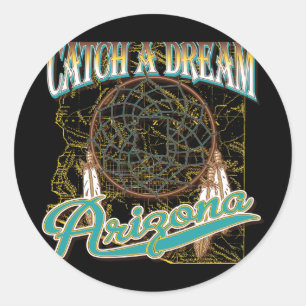 Arizona Droomvanger Ronde Sticker
