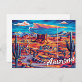Arizona: Een levendige viering Briefkaart (Voorkant / Achterkant)