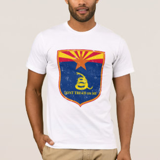Arizona en Gadsden Flag Shield T-shirt