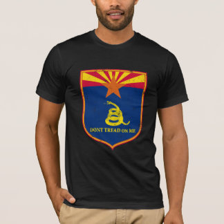 Arizona en Gadsden Flag Shield T-shirt
