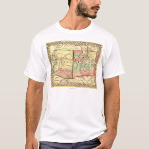 Arizona en New MexicoPanoramic Map T-shirt