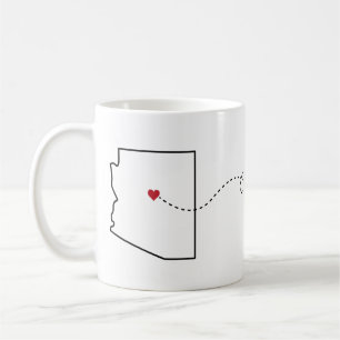 Arizona en Virginie - Heart2Heart Coffee Mug