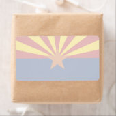 Arizona Faint Flag Étiquette d'expédition (En situation)