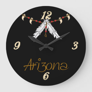 Arizona Feather Choker Wall klok