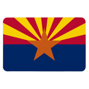Arizona Flag, Amerikaan de kopperstaat Magneet