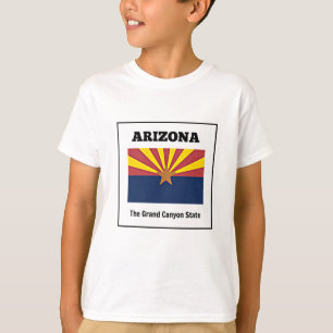 Arizona, flag and motto, t-shirt