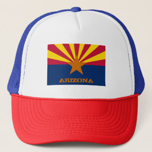 Arizona Flag & Arizona State USA mode/sport fan Trucker Pet