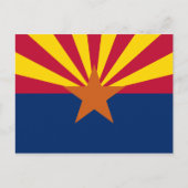 Arizona Flag Briefkaart (Voorkant)