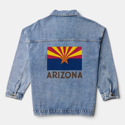 Arizona Flag Denim Jacket (Achterkant)
