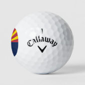 Arizona Flag, geëtiketteerd Golfballen (Logo)