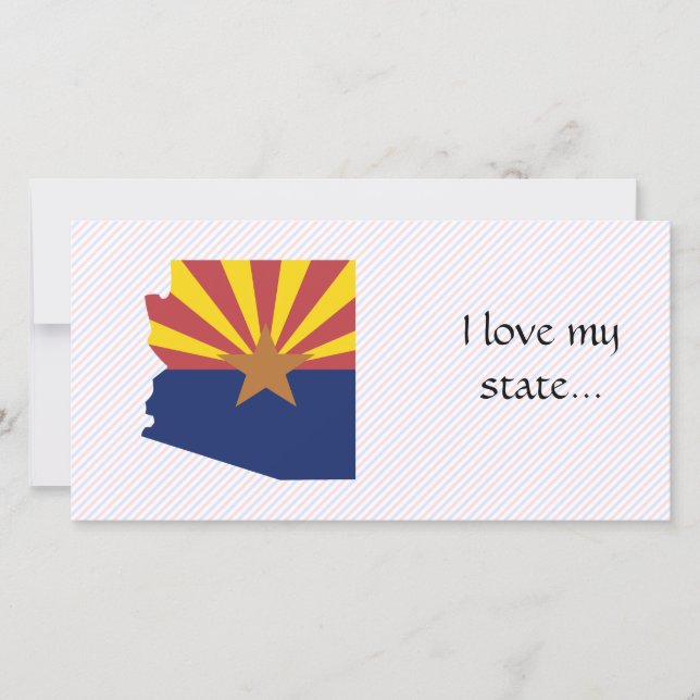 Arizona Flag Map (Voorkant)