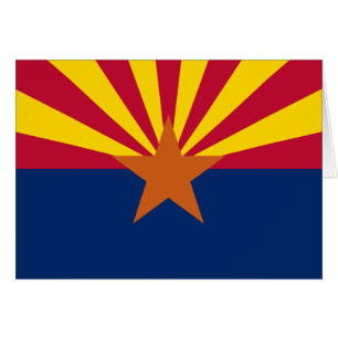 Arizona Flag: Ondergaande Zon van de Zon, de Koper