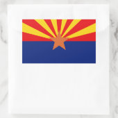 Arizona Flag Rechthoekige Sticker (Tas)
