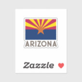 Arizona Flag Sticker (Vel)