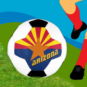 Arizona Football & Arizona Drapeau / USA Sport