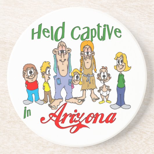 Arizona Funny Trailer Park Dessous de verre Sandst (Devant)