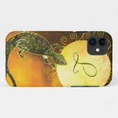Arizona Gecko Monogrammed iPhone 5/5S Barely Case-Mate iPhone Case (Achterkant (horizontaal))