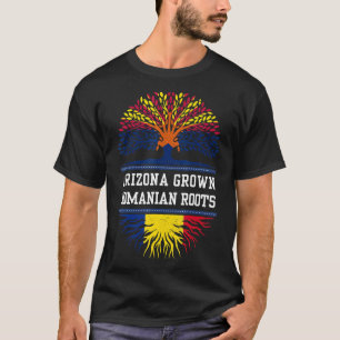 Arizona geteeld met Roemeense wortels Roemenië T-shirt