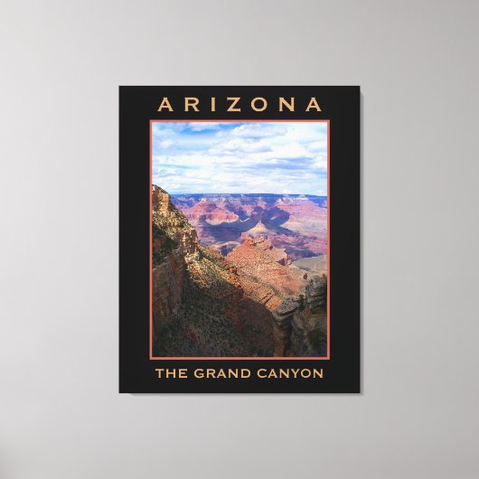 Arizona, Grand Canyon, South Rim Canvas Afdruk (Voorkant)