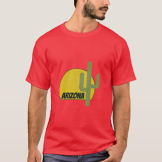ARIZONA GREEN CACTUS MINIMALISTISCH ONTWERP ASU T-SHIRT