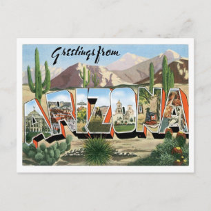 Arizona-groetings uit de VS Briefkaart