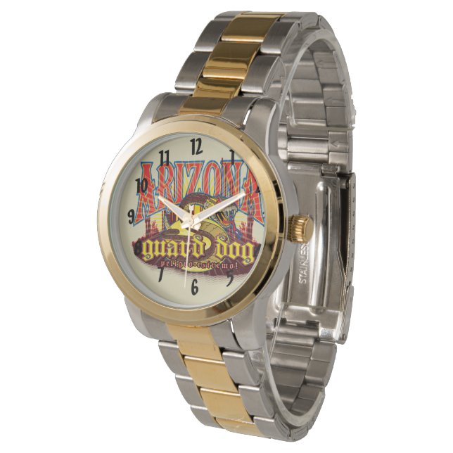 Arizona Guard Dog Snake Horloge (Gekanteld)