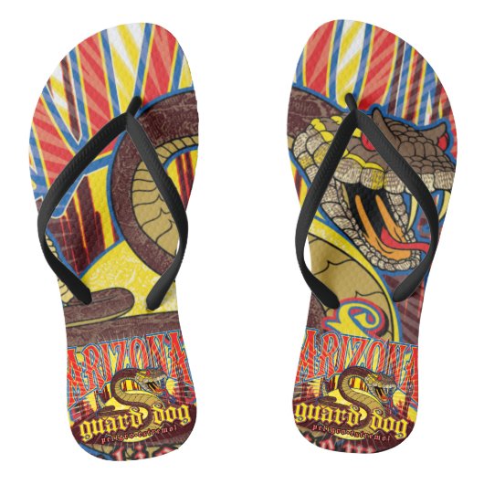 Arizona Guard Dog Snake Teenslippers (Voetbed)