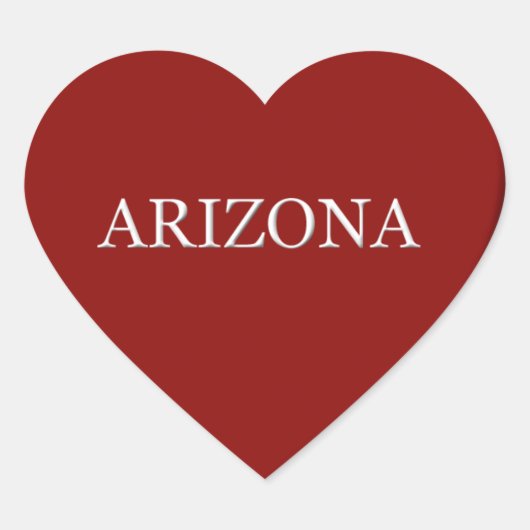 Arizona Heart Sticker (Voorkant)
