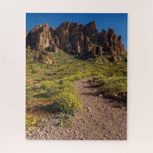 Arizona Hiking Trail Spring Superstition Mountain Legpuzzel (Verticaal)
