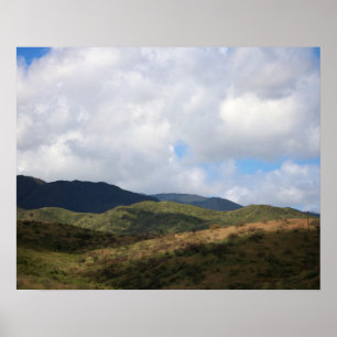 Arizona Hills in the Summer Color 16x20 Poster
