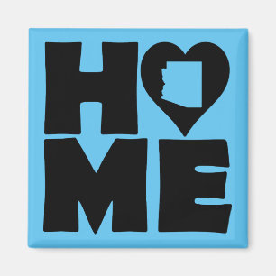 Arizona Home Heart State Fridge Magnet Magneet
