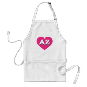 Arizona Hot Pink Heart - Ik hou van AZ Standaard Schort