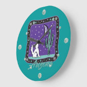 Arizona Howling Coyote Wall klok (Hoek)