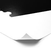 Arizona in Black Foto Afdruk (Hoek)