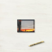 "Arizona is geweldig!" Sunset Sonoran Desert Cactu Post-it® Notes (Op bureau)