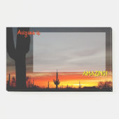 "Arizona is geweldig!" Sunset Sonoran Desert Cactu Post-it® Notes (Voorkant)