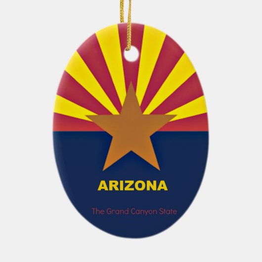 Arizona Keramisch Ornament (Achterkant)