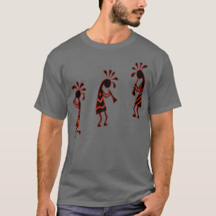Arizona Kokopelli Tribal Fluitspelers T-shirt