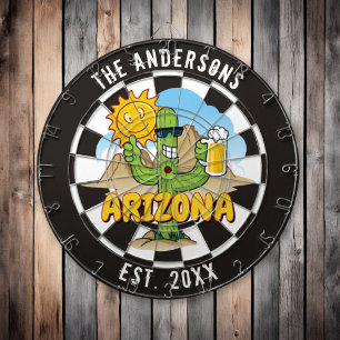Arizona Landschap Cartoon Douane Dartbord