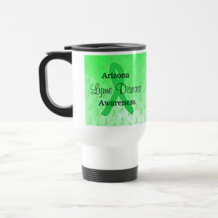 Arizona Lyme-ziekte bewustzijn koffiekop Reisbeker
