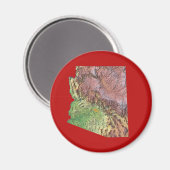 Arizona Map Magnet (Recto/Verso)
