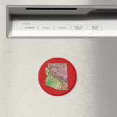 Arizona Map Magnet (In Situ (Lave-vaisselle))